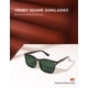 thumbnail image 3 of Gafas de Sol Polarizadas Clásicas Cuadradas TIJN UV400 para Hombre y Mujer, 3 of 8
