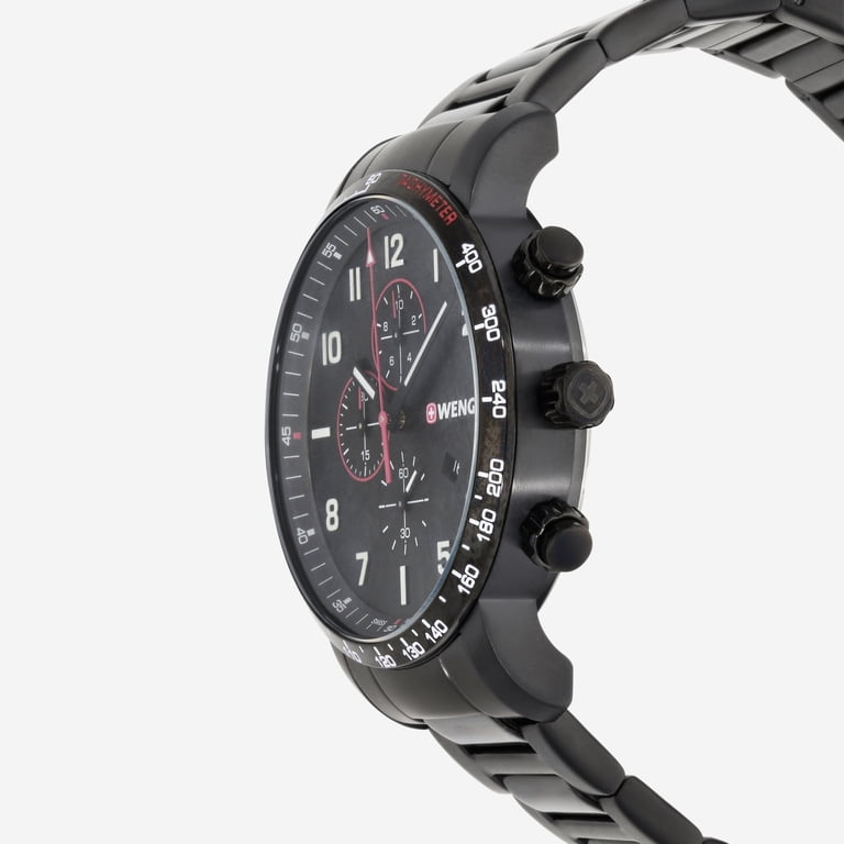 Wenger Swiss Army Men's 01.1543.115 Attitude Chronograph Black