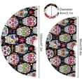 thumbnail image 3 of FMSHPON Skull Xmas Christmas Tree Skirt Stand Mat for Holiday Party Decoration Indoor Outdoor 48 inches, 3 of 6