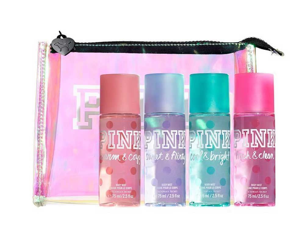 pink body mist set