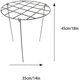 thumbnail image 2 of KAIYANG anillos de soporte para flores, estaca de soporte para plantas en forma de jaula, aros con 3 patas para flores pesadas (18'), 2 of 5