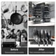 thumbnail image 4 of Organizador de ollas y sartenes de 8 niveles con 3 métodos de bricolaje Estante de metal para organi iKayaa Estante de la cacerola, 4 of 7