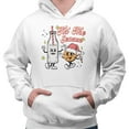 thumbnail image 2 of Holiday Tis the Season Hoodie Sweatshirt Unisex Medium White, 2 of 5