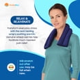 thumbnail image 6 of SunnyBay Microwave Heating Pad, Microwavable Cold or Heated Neck and Shoulder Wrap, Wheat-Filled Weighted Beanbag Pack for Moist Hot or Cold Therapy, 26x5 Inches, Cowboys, 6 of 14