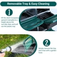 thumbnail image 2 of 10-Compartment Metal Chicken Nesting Box – Roll Away Design, Wall Mountable, Easy Clean Pull-Out Roosting Trays, Includes Green Bracket Legs, Perfect for Chicken Coops and Hen Houses, 2 of 7