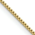 thumbnail image 2 of 14K Solid Yellow Gold 0.95mm Box Link Chain Necklace, 2 of 4