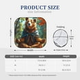 thumbnail image 3 of Bingfone Maple Meditating Bear Windshield Sun Shade 2-Piece Foldable Car Front Window Sunshade for Most Sedans SUV Truck - Large, 3 of 7