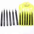 thumbnail image 3 of LYSSA -6-Piece Precision Anti-Static Esd Stainless Steel Tweezers Electronics Tool Kit, 3 of 5