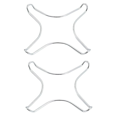 

Thinsont 2 Pieces Pot Trivet Cookware Accessories Professional Household Support Fixator Metal Burner Top Stand Fixed Mount