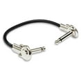 thumbnail image 2 of Hosa IRG-600.5 6-Pack of 6in Guitar Patch Cables Low-profile Right-angle 1/4" TS, 2 of 3