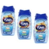 3 Pack - TUMS Smoothies Antacid/Calcium Supplement, Assorted Fruit, 60 Each