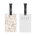 thumbnail image 5 of Sikiie Wildflower Watercolor 3 Luggage Tags Privacy Cover ID Label Suitcase Tags Identifiers For School Bags,Suitcases, 5 of 7