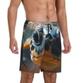 thumbnail image 2 of Sikiie Realistic Cute Sea Turtle Mens Pajama Shorts, Lightweight Lounge Pant with Pockets Soft Sleep Pj Shorts for MenXX-Large, 2 of 6
