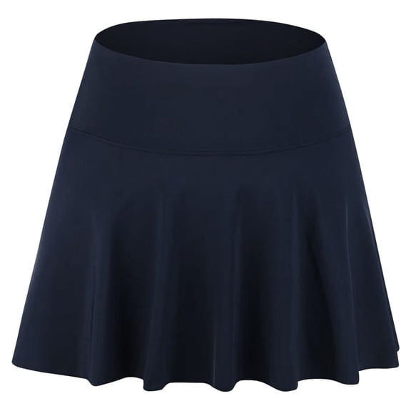 JIAYUE Womens Summer Swimwear Plus Size High Waisted Bikini Bottoms Solid Color Bathing Suit Full Coverage Beach Resort Swim Skirt