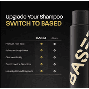 Based Bodyworks BASED Deep Cleansing Shampoo, Purifying Scalp Wash to Eliminate Heavy Styling Product Residue
