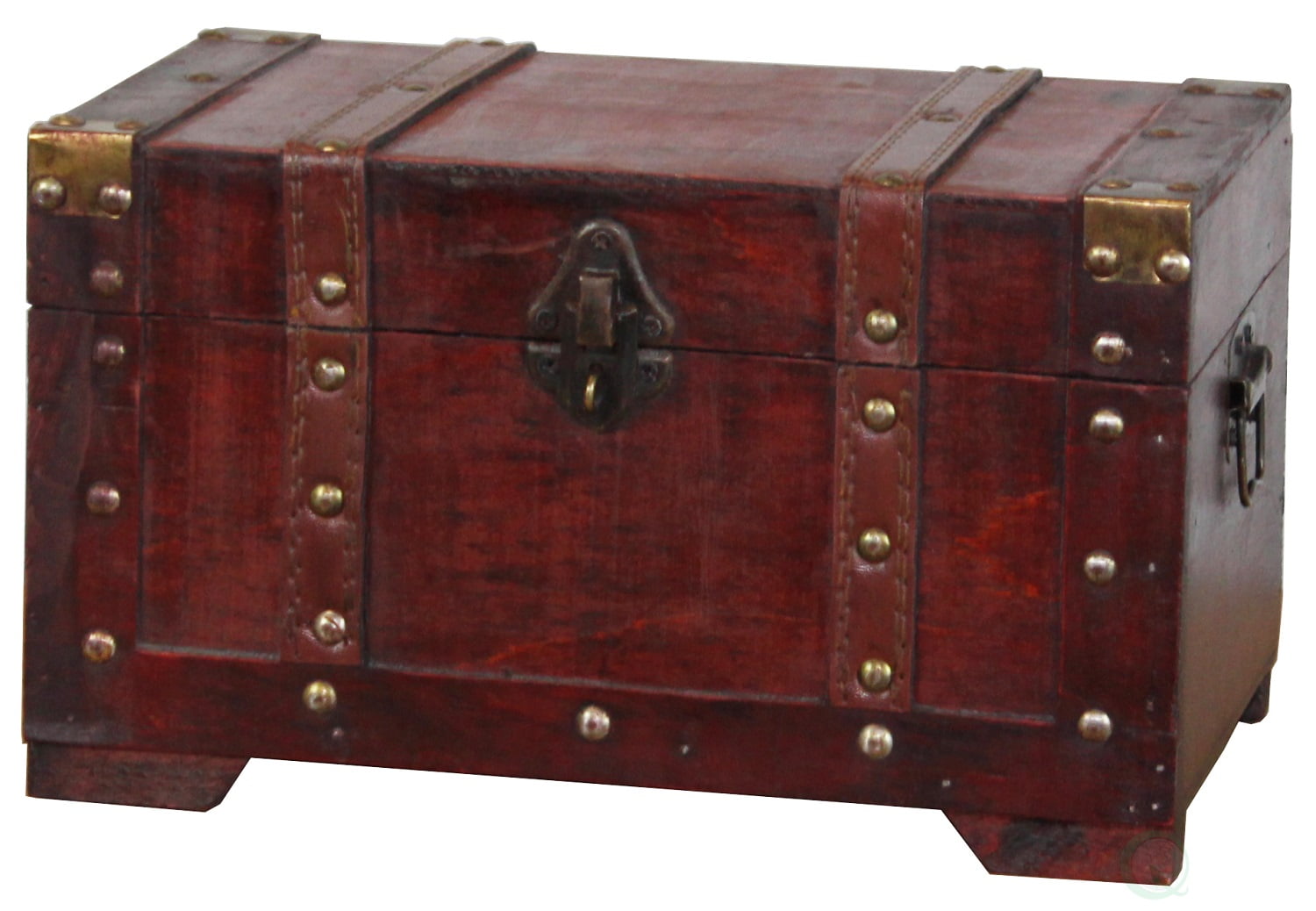 Antique Style Wooden Small Trunk