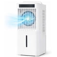 thumbnail image 7 of Memoryfield Portable Evaporative Air Cooler AC Fan with 2.6 Gal Water Tank, 3 Speeds Cooling Fan, 12H Timer, White, 7 of 7