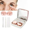 thumbnail image 1 of Peahefy Mini Contact Lens Holder Eye Care Lenses Container Case Portable Mirror Box , Mirror Lens Case, Mini Contact Lens Box, 1 of 4