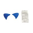 thumbnail image 2 of VONKY Personality With Fashionable Motorcycle Sticker Scooter Silica Gel Wearable Blue 1Set, 2 of 6