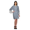 thumbnail image 4 of Moomaya Bride Getting Ready Shirt Cotton Short Robes For Women Bath Robe Girls, 4 of 6