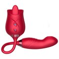 thumbnail image 2 of Tluda Jouets Vibrants Rose, Vibromasseur à Point G pour Femmes, Godes à Pousser pour Femme Rouge, 2 of 4