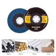 thumbnail image 4 of Labymos 10PCS 4,5 Pouces Disques à Clapet Meuleuse d'Angle Roue de Ponçage Premium Zircone 12000RPM pour Inoxydable, 4 of 8