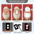 thumbnail image 5 of Switch Panel Switch Decoration 2.76x4.53x0.28 Inches Toggle Switch Switch Plate Wall Plates Living Room Kitchen Bedroom Study Switches Cute Red Santa Claus, 5 of 8