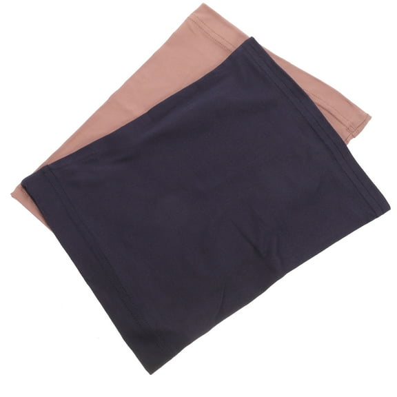 WEUVEB Islamic Under Scarf Hat Cotton Breathable High Elasticity Reusable 2 Pieces Comfortable Fit