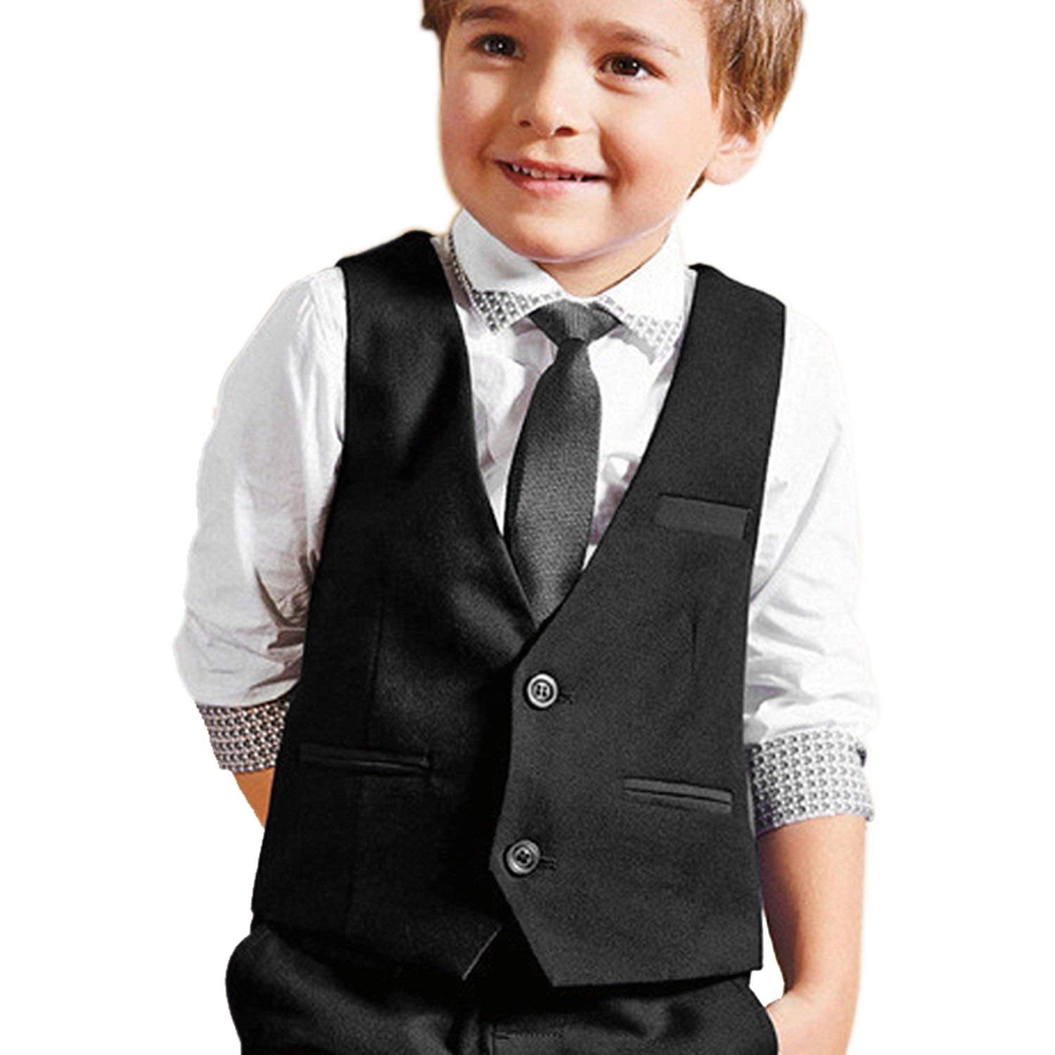 Boys Solid Color Zipper Tie 15 inch//19 inch Polyester Satin Zipper Neckties by Aurya