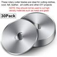 thumbnail image 3 of 30 Pack 45 mm Rotary Blades Rotary Cutter Blades Rotary Cutter Replacement Blades Rotary Cutter Refill Blades for Sewing Arts Crafts Compatible with Most Cutter, 3 of 7