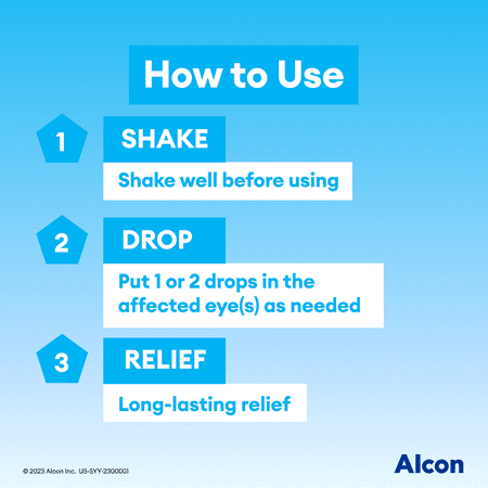 Systane Hydration Preservative Free Liquid Dry Eye Drops for Daily Use, 10 ml