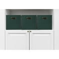 thumbnail image 6 of Household Essentials Fabric Storage Bins 6 Piece Set, Dark Green, 6 of 6