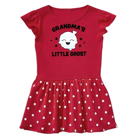

Inktastic Cute Grandma s Little Ghost with Stars Gift Toddler Girl Dress