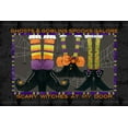 thumbnail image 2 of Finn, Livi 14x11 Gold Ornate Wood Framed with Double Matting Museum Art Print Titled - Ghosts And Goblins Mat, 2 of 4