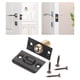 thumbnail image 4 of Cerradura de puerta de bola ajustable, pestillo de bola, pestillo de puerta, pestillos de bola para baño Negro, 4 of 9