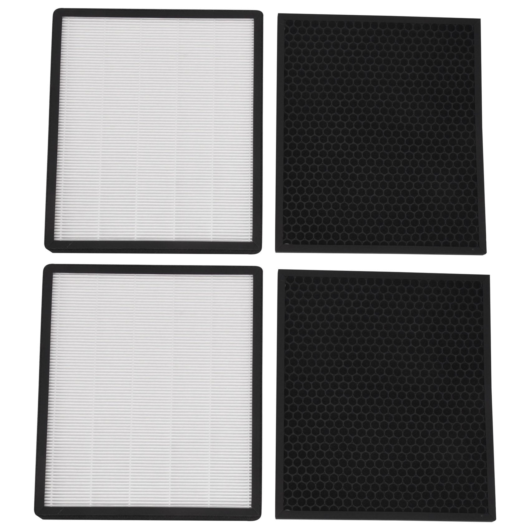 2 SET Replacement HEPA Filters Activated Carbon Filters for Purifier