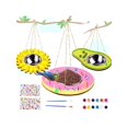 thumbnail image 1 of 3 Pieces Hanging Bird Feeder Outdoor Craft Kits For Kids Hanging Bird Feeder Crafts Suite Wood Bird Fearers Garden Birds Wild Birds, 1 of 5