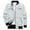White, variant on ZQUUVOU Men's Jacket Solid Color Long Sleeve Hoodless Casual Coat (Black,M)