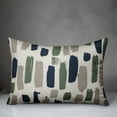 thumbnail image 3 of Creative Products Blue Green Paint Strokes 14x20 Indoor / Outdoor Pillow, 3 of 3