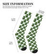 thumbnail image 2 of Lsque Happy Watermelon Pattern Sport Compression Socks for Men & Women 15-20 mmHg Knee High Nurse Pregnant Running Medical and Travel Athletic, 2 of 6