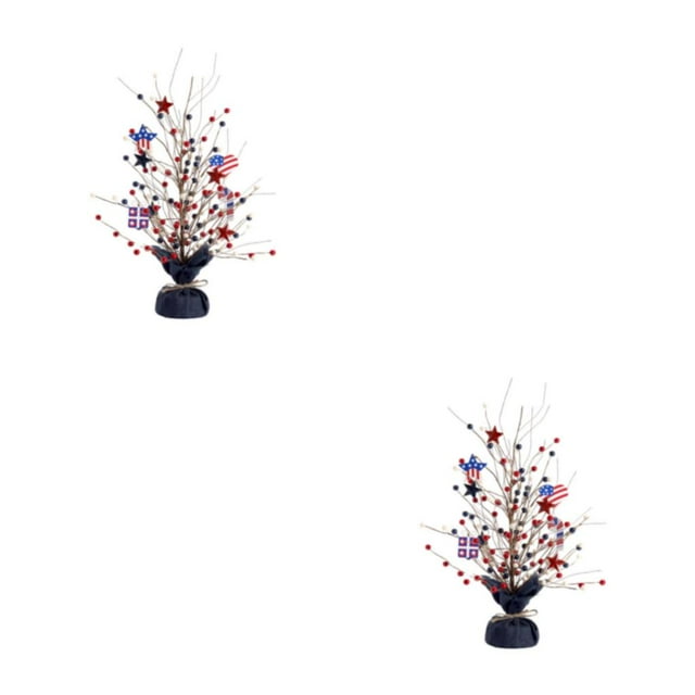 Árbol artificial Wosthever Colorido 45 cm 2Conjunto Día de la Independencia