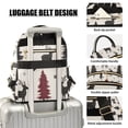 thumbnail image 3 of FORMRS Mini Backpack Purse for Women Travel Daypack Casual Shoulder Bag, Christmas Plaid Forest, 3 of 7