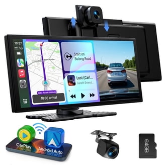 9-Inch Wireless CarPlay & Android Auto Screen For Car – With 4K Dash Cam & Backup Camera 2 thumbnail image