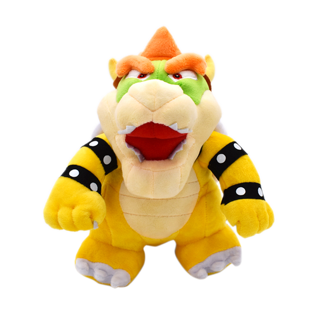 Série Super Maro Bros 10 Pouces Roi Bowser Koopa Jaune Peluche Poupée Animal en Peluche Collection All Star