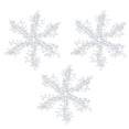 thumbnail image 1 of Fiudx Ofertas de la semana Copos de nieve de plástico cepillado para árbol de Navidad, colgantes para decoración de ventanas de hotel, 1 of 7