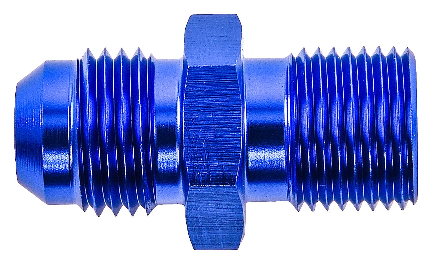 JEGS 100542 AN to Metric Adapter Fitting [6 AN Male to 14 mm1.50 Male