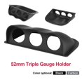 thumbnail image 2 of Support de Tableau de Bord unique 52mm 2 Pouces pour Jauge Triple Dash Pod Abs 3 Trous, 2 of 5