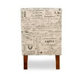 thumbnail image 5 of Riverbay Furniture 17.5" Contemporary Fabric Script Slipper Chair in Beige, 5 of 7