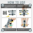 thumbnail image 3 of Plantar Fasciitis Night Splint-Upgrade 3 Adjustable Foot Relief Brace,Straps Plantar Fasciitis Relief Night Splint Women Men,Support Relief Foot Drop Achilles Tendonitis Day Night, 3 of 5