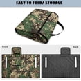 thumbnail image 6 of Xixirimido Quilted Golf Cart Seat Blanket Portable Golf Cart Seat Cover Towel for EZGO Yamaha Club Car & More 2-Seater Carts Foldable for Easy Carry, Camouflage Army Green, 6 of 8